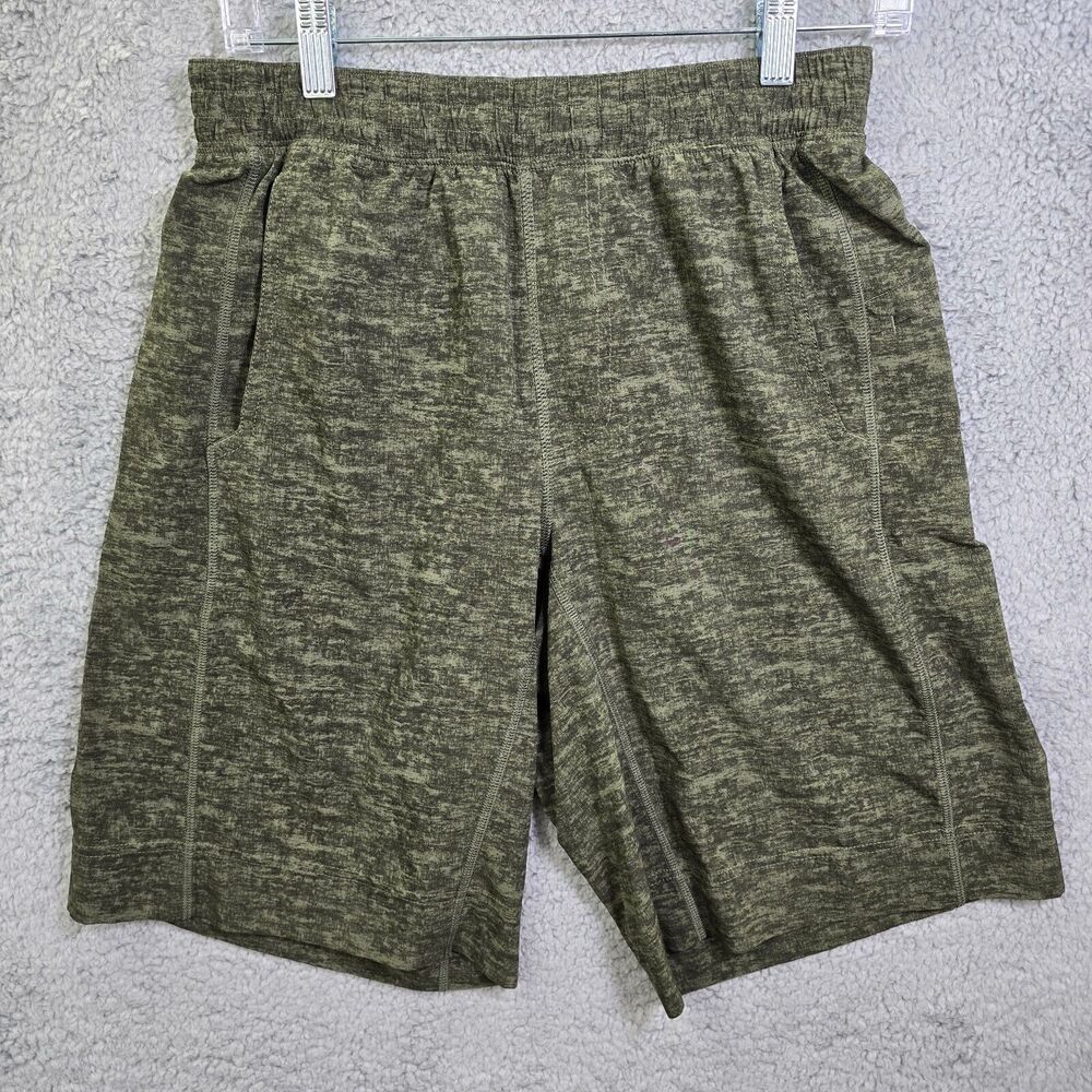 Lululemon Men's Green Pace Breaker Unlined Training Workout Shorts Size S